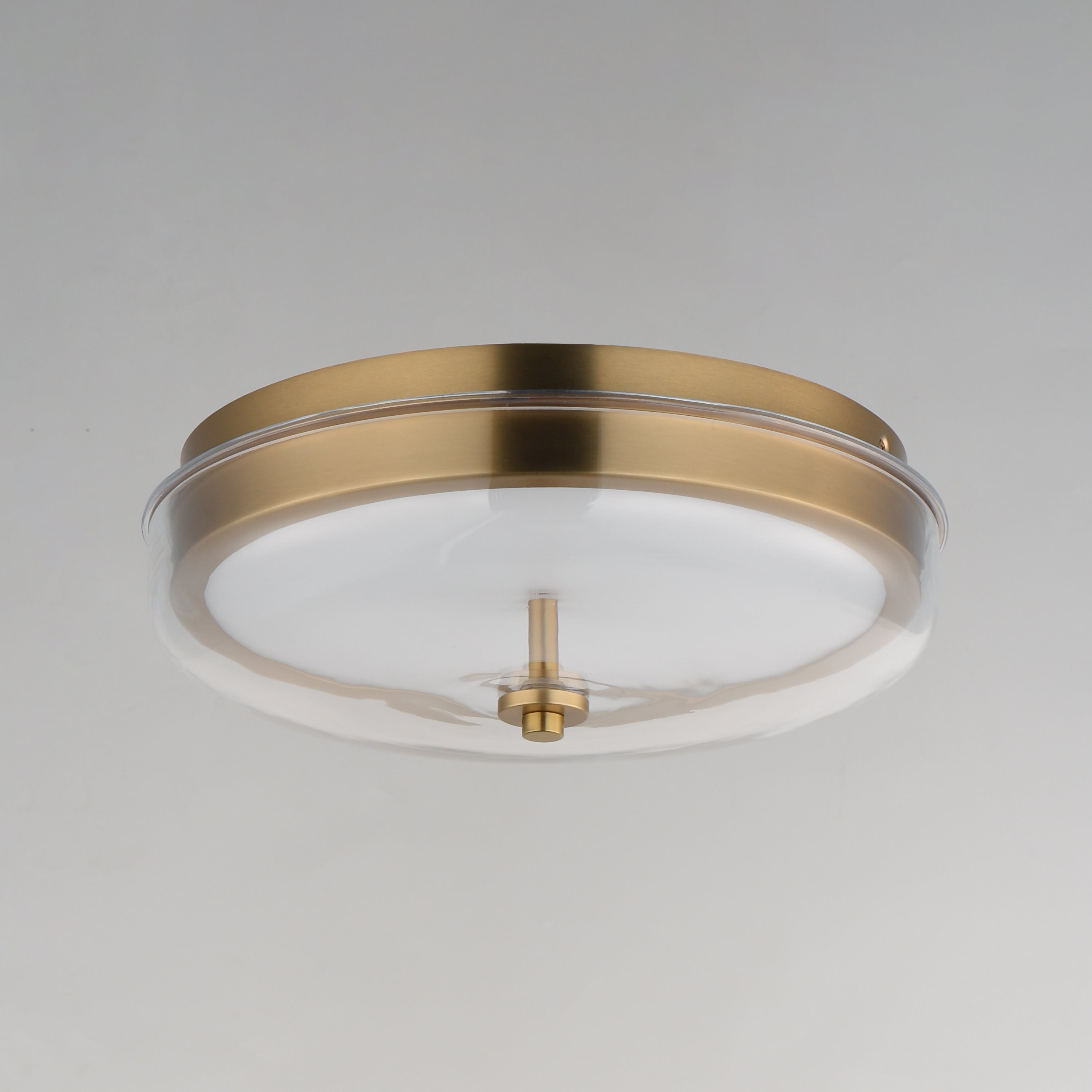 Voto 12 Inch Flush Mount Ceiling Light – Natural Aged Brass – E24660-18NAB