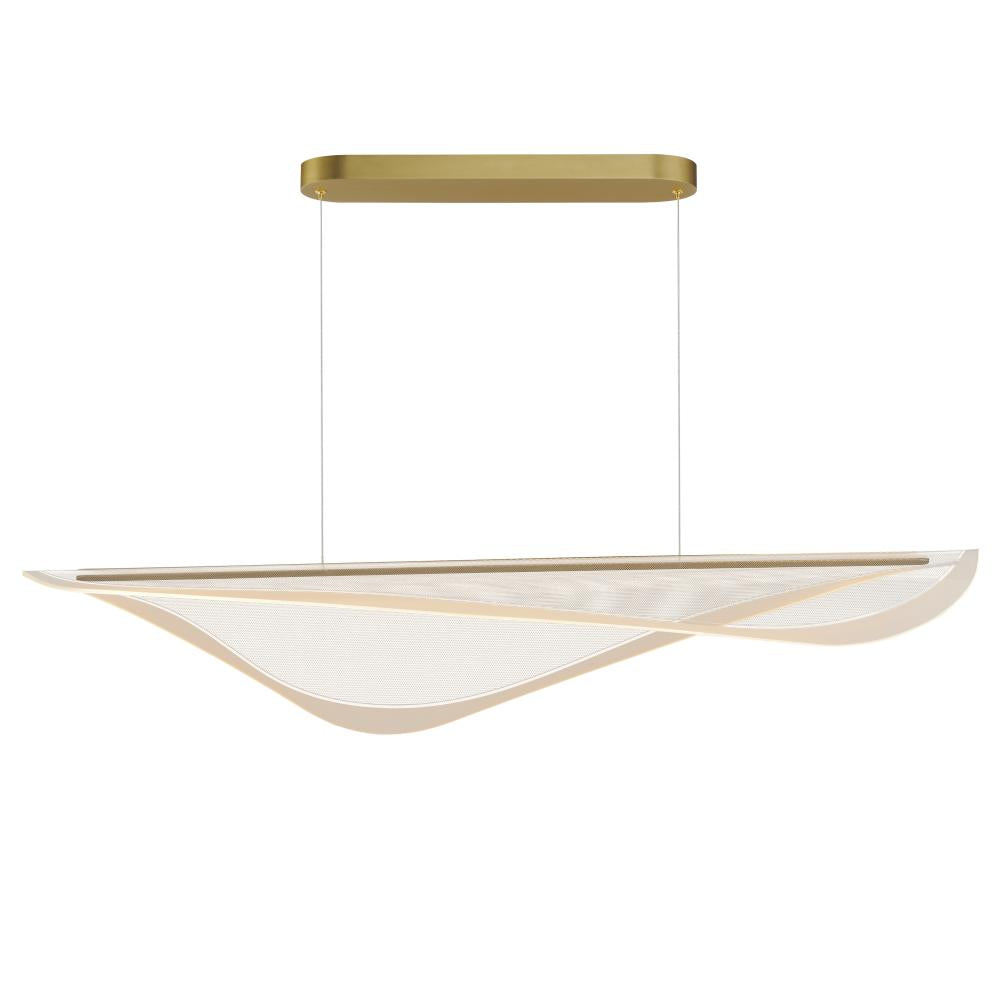 ET2 Lighting E24714-144GLD Manta 47" LED Linear Pendant