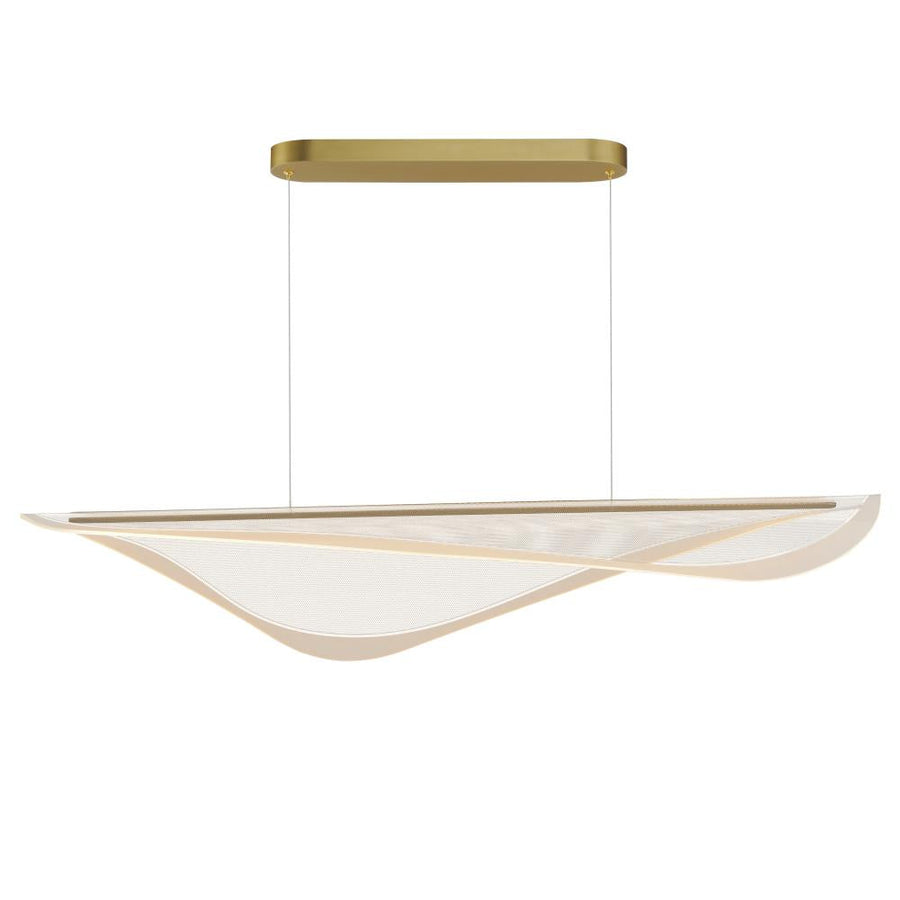 ET2 Lighting E24714-144GLD Manta 47" LED Linear Pendant