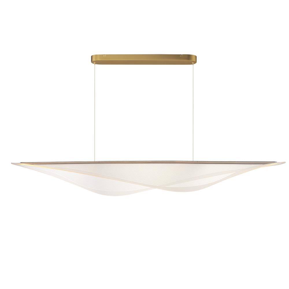 ET2 Lighting E24718-144GLD Manta 70" LED Linear Pendant