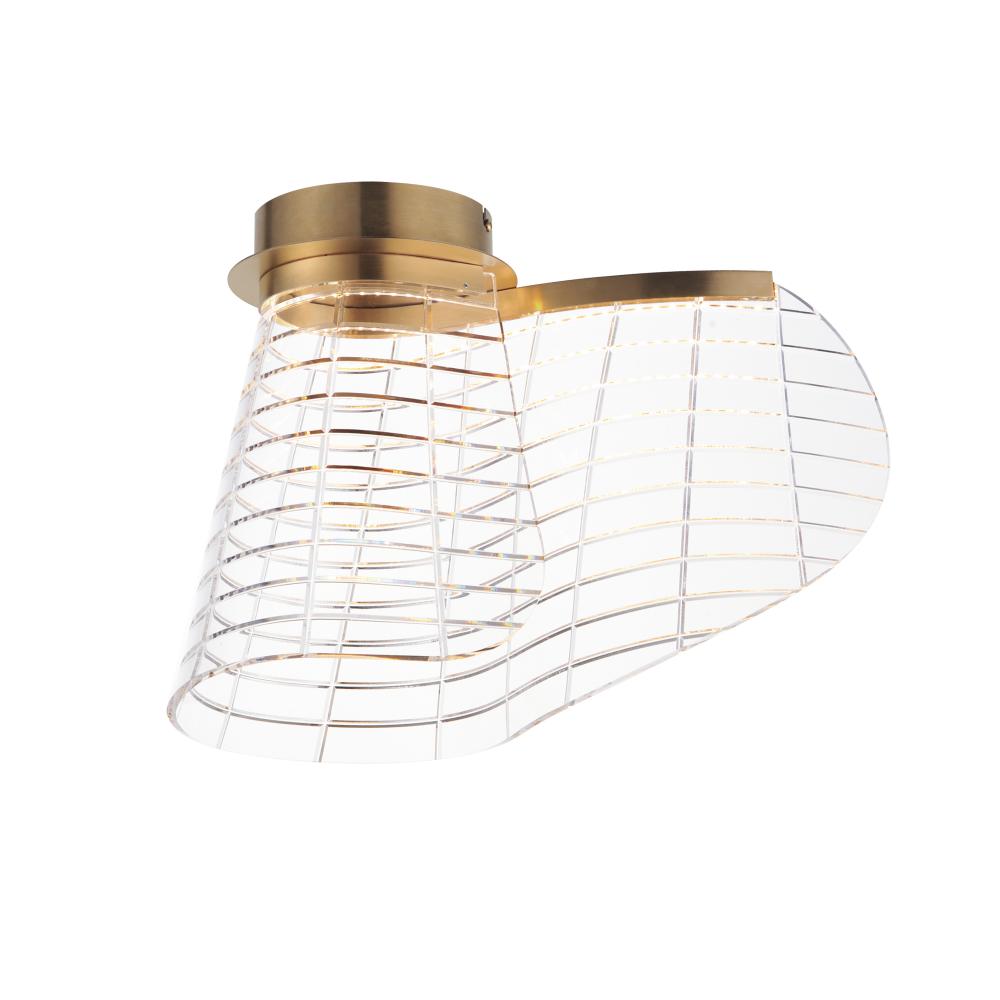 ET2 Lighting E24810-82BCN Tartan LED Flush Mount