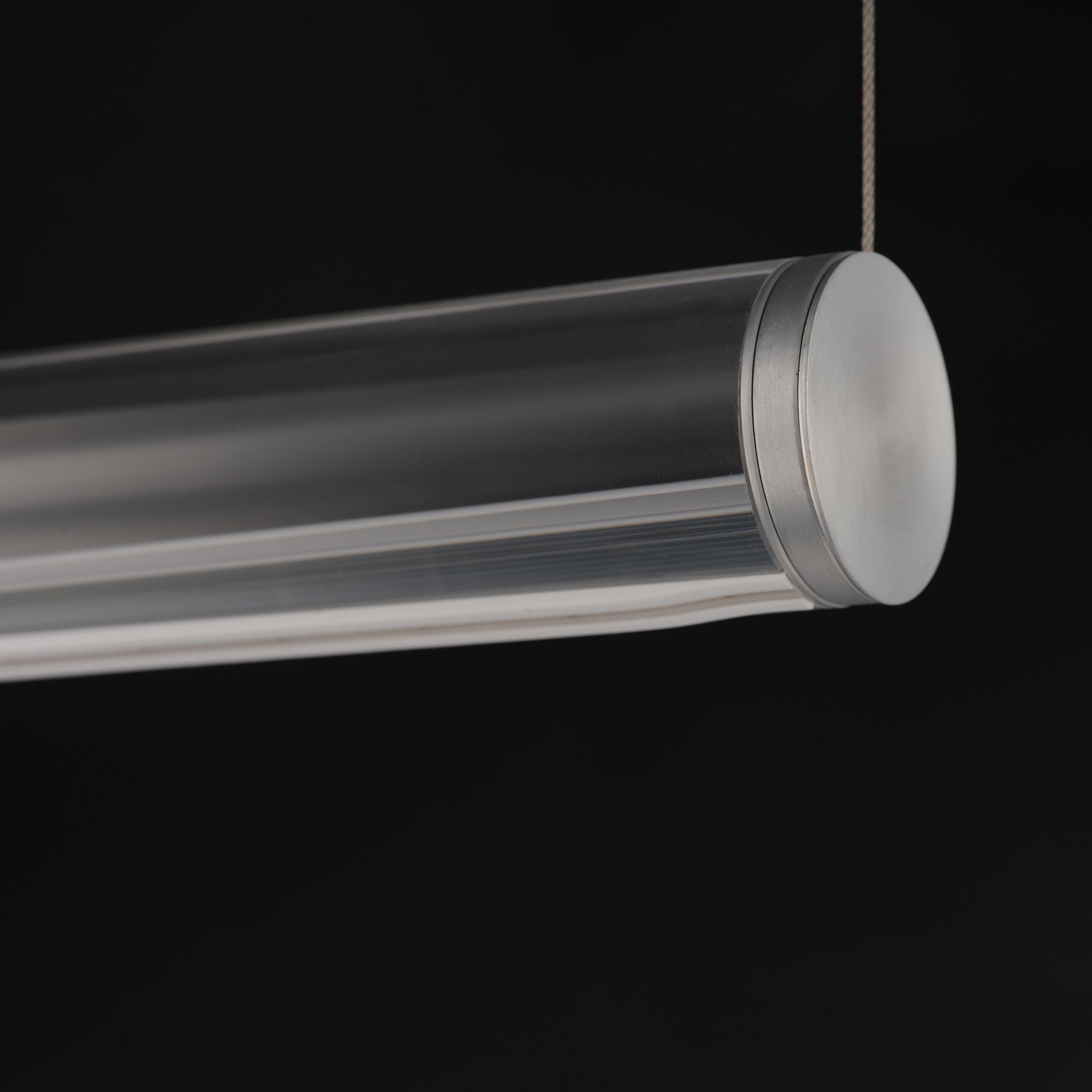 Vanish 2 Inch Linear Pendant – Brushed Aluminum – E24837-75AL