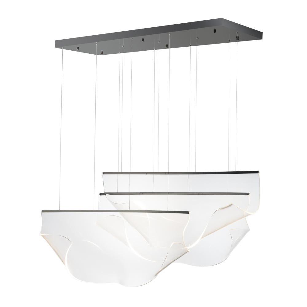 ET2 Lighting E24873-133BGM Rinkle 3-Light Linear LED Pendant