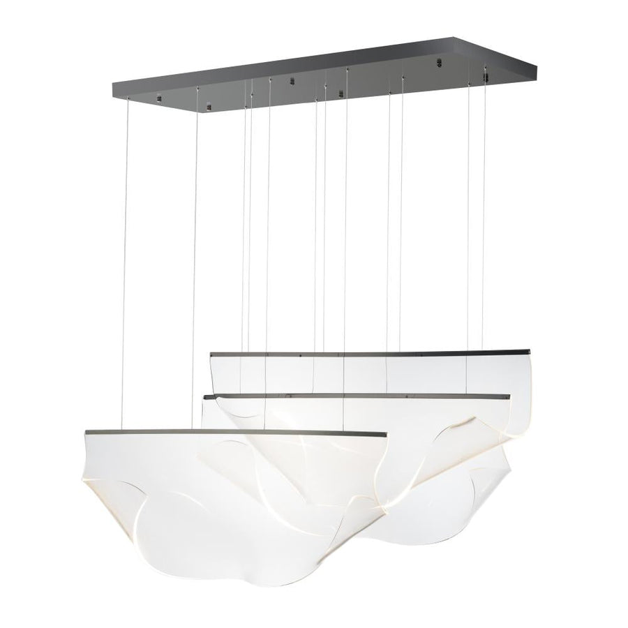 ET2 Lighting E24873-133BGM Rinkle 3-Light Linear LED Pendant