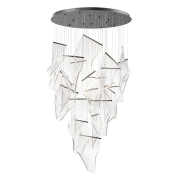 ET2 Lighting E24880-133BGM Rinkle 24-Light LED Pendant