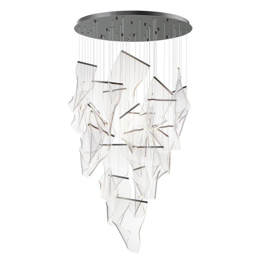 ET2 Lighting E24880-133BGM Rinkle 24-Light LED Pendant