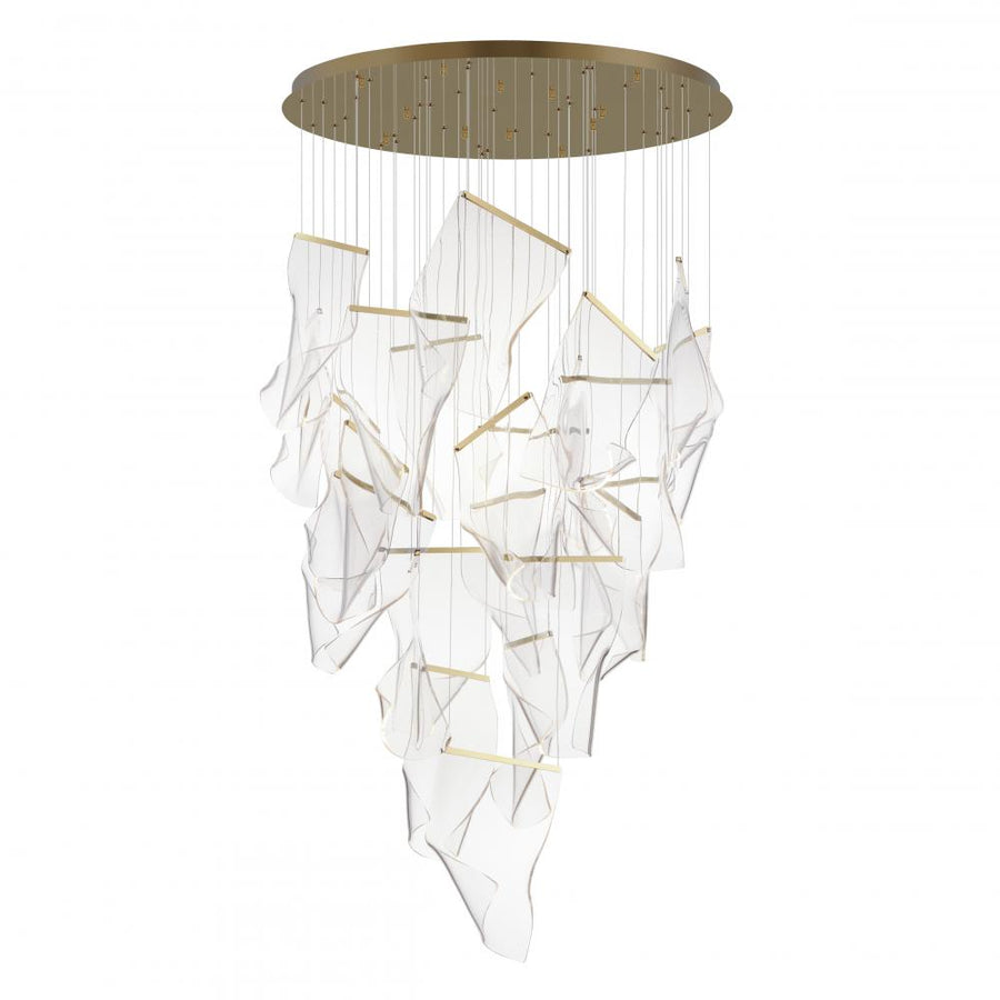 ET2 Lighting E24880-133FG Rinkle 24-Light LED Pendant