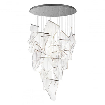 ET2 Lighting E24880-133PC Rinkle 24-Light LED Pendant