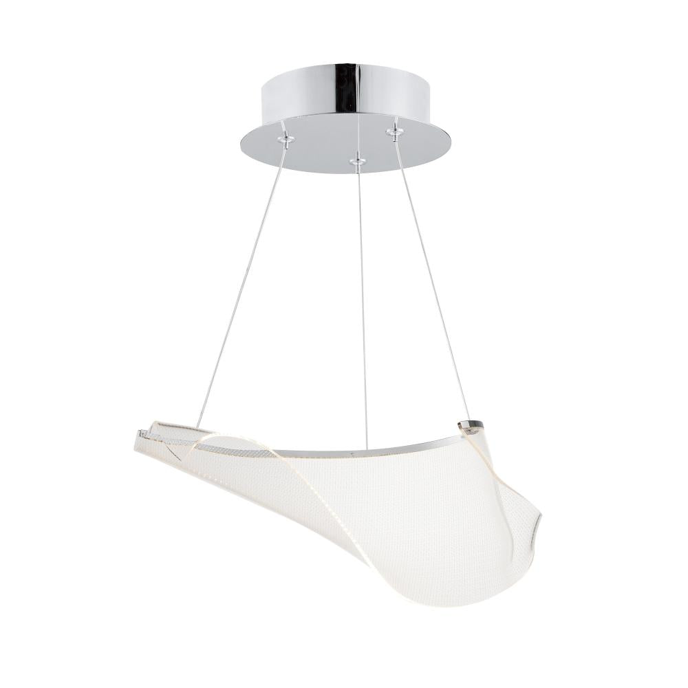 ET2 Lighting E24881-133PC Rinkle Modular 1-Light LED Pendant