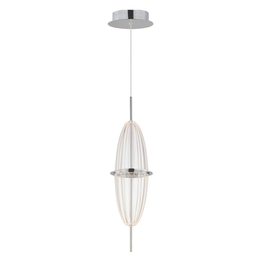 ET2 Lighting E24891-133PC Quasar LED Mini Pendant