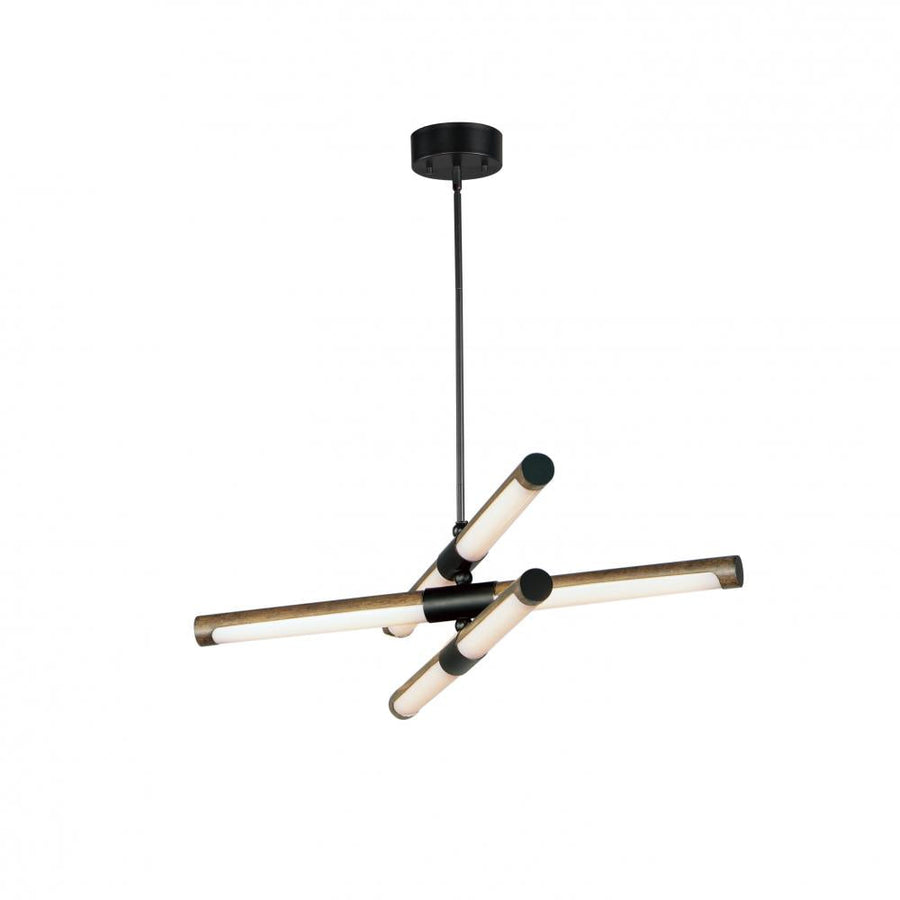 ET2 Lighting E24943-APBK Rollo 6-Light LED Pendant