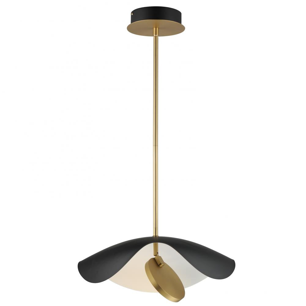 ET2 Lighting E24964-WTBKGLD Carmen 16" LED Pendant