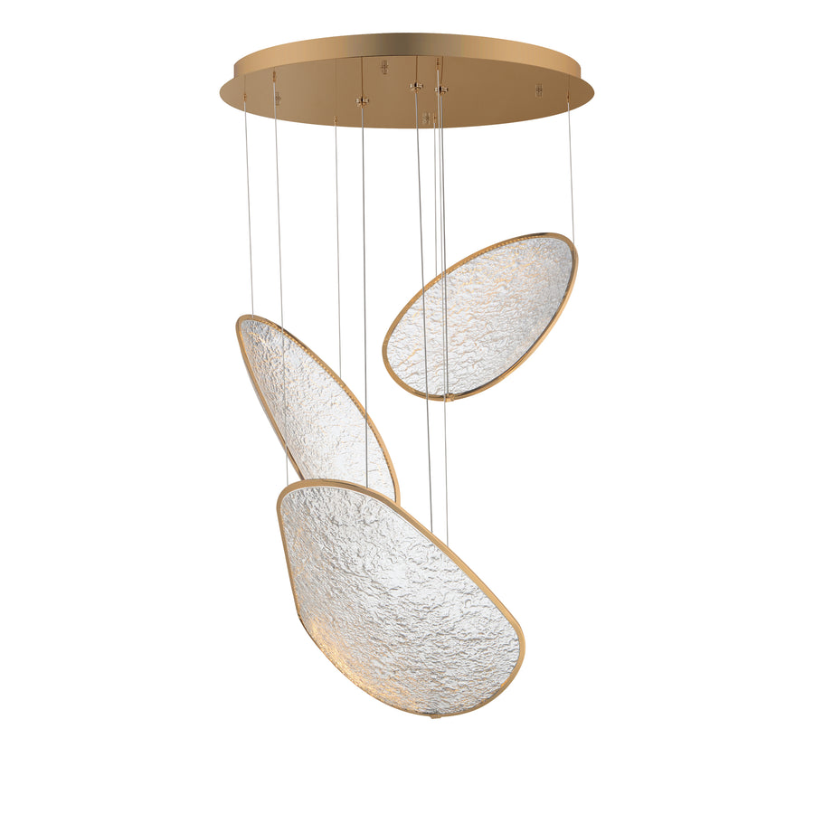 ET2 Lighting E24974-BCN Moonscapes 3-Light LED Pendant