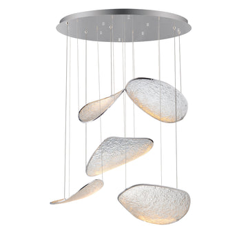 ET2 Lighting E24975-PC Moonscapes 5-Light LED Pendant