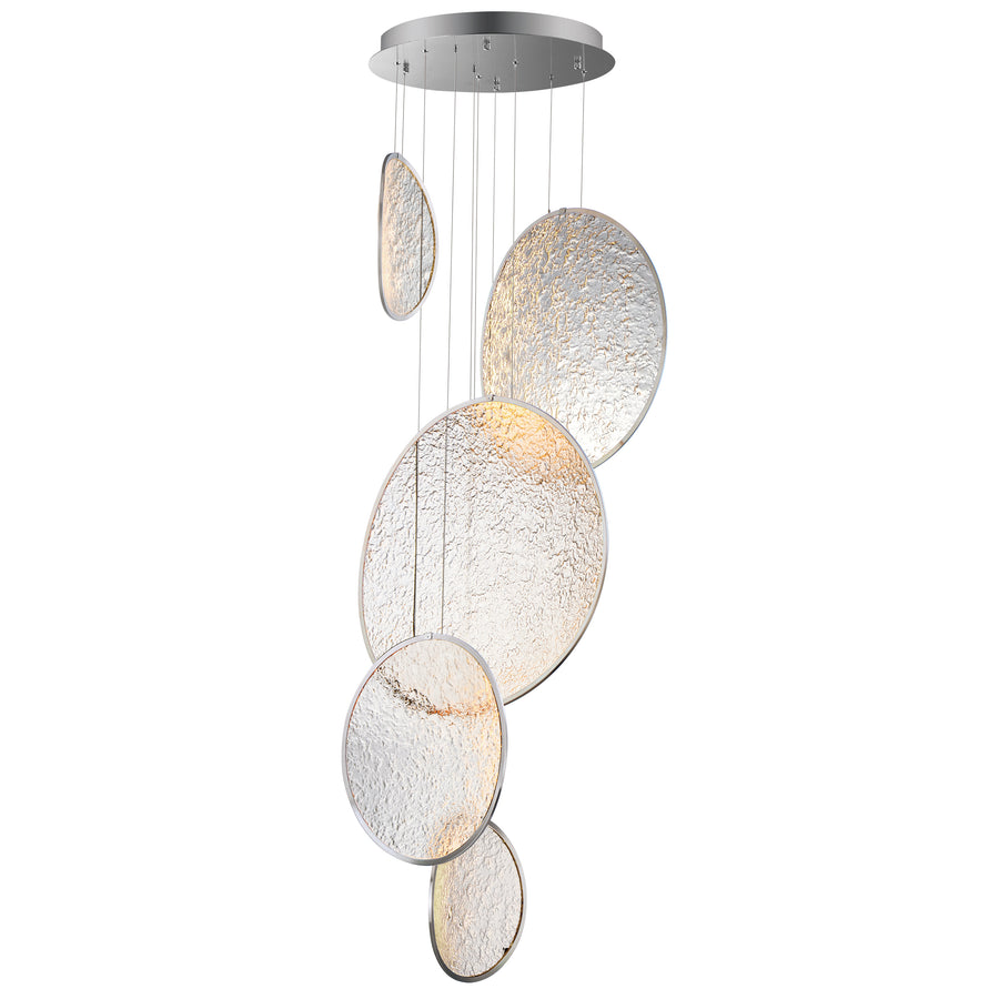 ET2 Lighting E24976-PC Moonscapes 5-Light LED Pendant