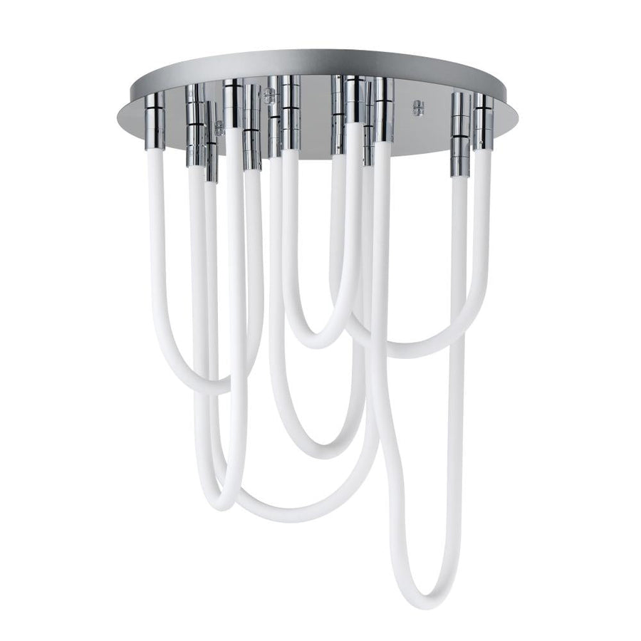 ET2 Lighting E24987-PC Soleil 7-Light LED RD Flush Mount