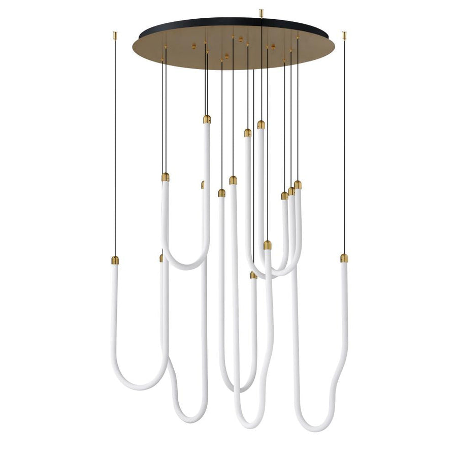 ET2 Lighting E24988-NAB Soleil 8-Light LED Pendant