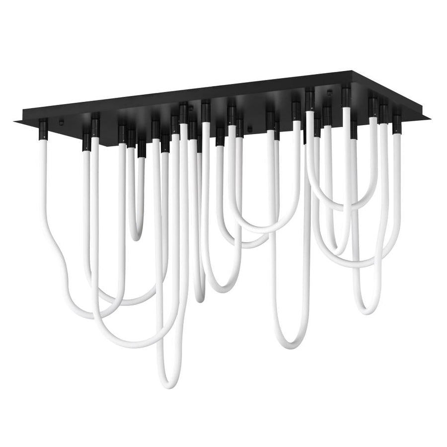 ET2 Lighting E24989-BK Soleil 14-Light LED SQ Flush Mount