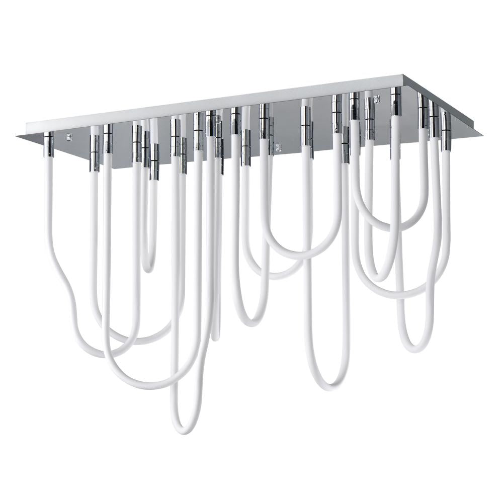 ET2 Lighting E24989-PC Soleil 14-Light LED SQ Flush Mount