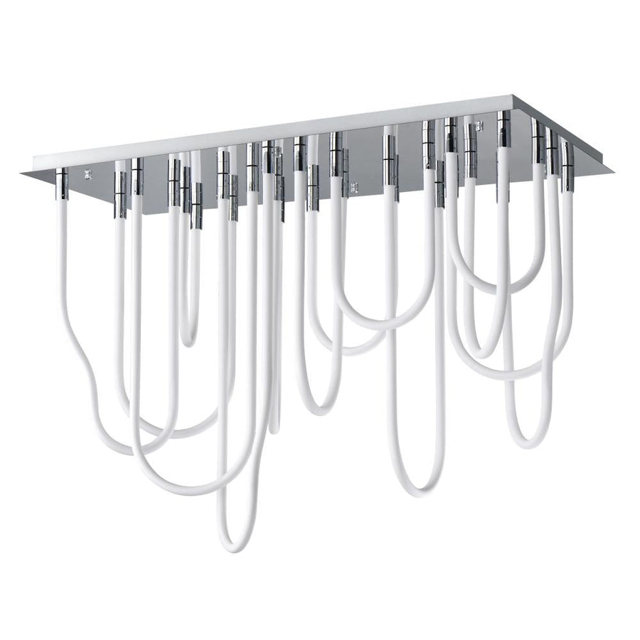 ET2 Lighting E24989-PC Soleil 14-Light LED SQ Flush Mount