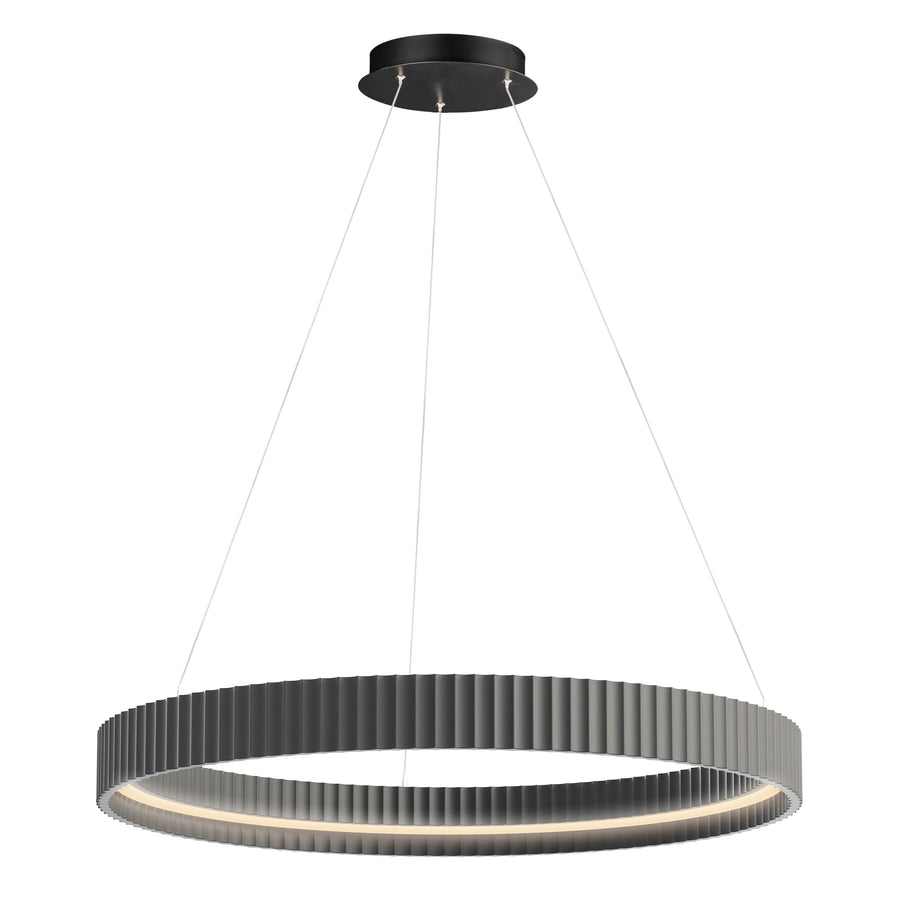 ET2 Lighting E25055-GY Souffle 33" LED Ring Pendant