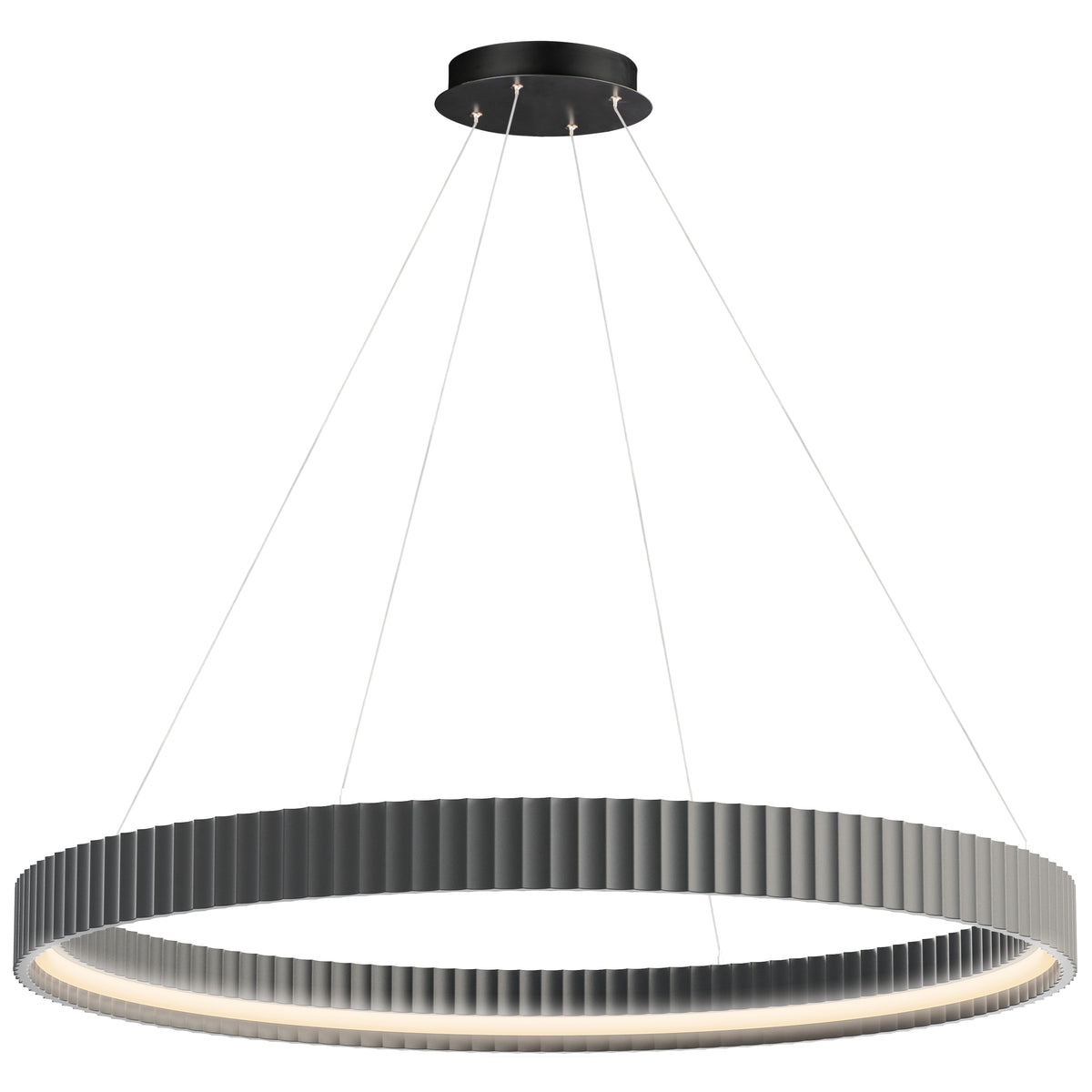ET2 Lighting E25056-GY Souffle 41" LED Ring Pendant