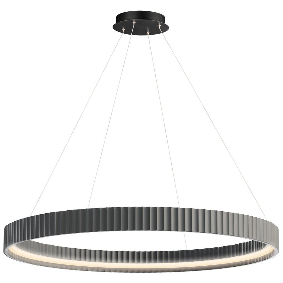 ET2 Lighting E25056-GY Souffle 41" LED Ring Pendant