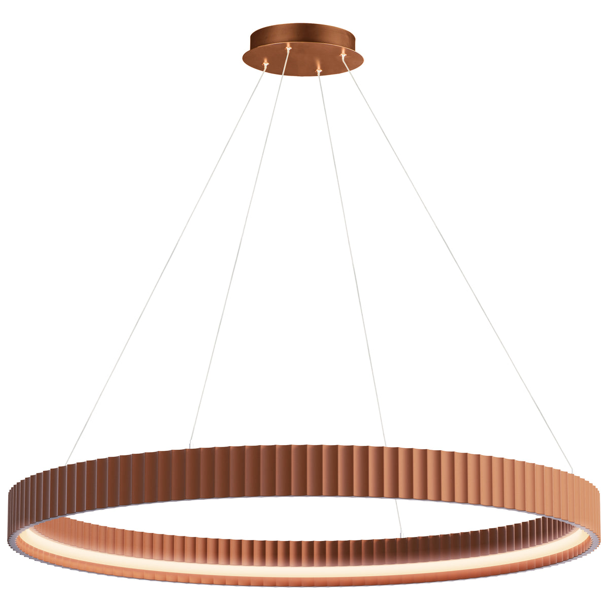 ET2 Lighting E25056-TRC Souffle 41" LED Ring Pendant