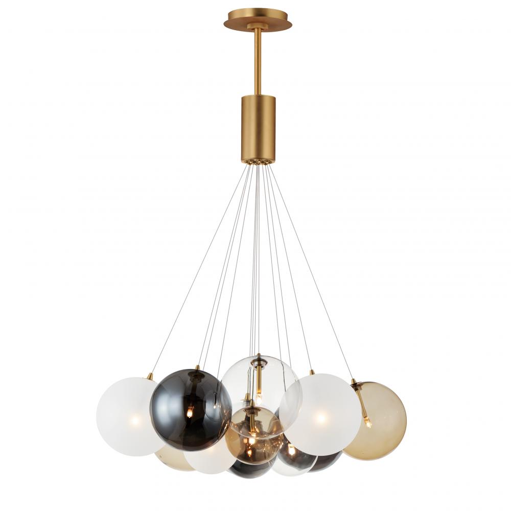 ET2 Lighting E25089-148GLD Burst 12-Light LED Pendant - Mixed