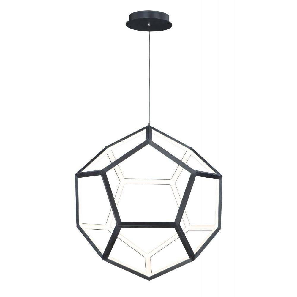 ET2 Lighting E25104-BK Penta Medium LED Pendant