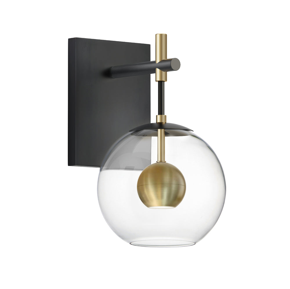 ET2 Lighting E25151-BKNAB Nucleus LED Wall Sconce