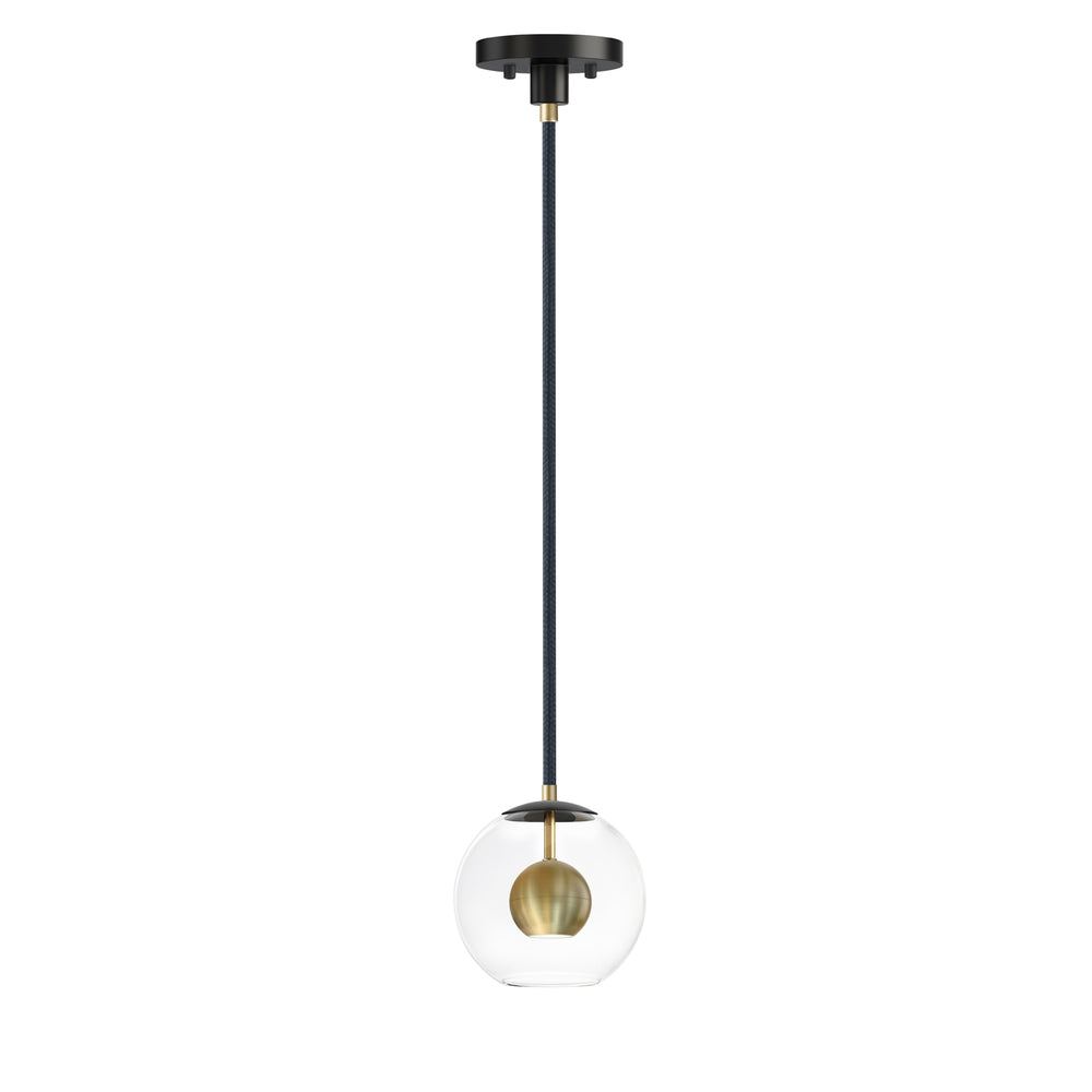 ET2 Lighting E25152-BKNAB Nucleus 7" LED Pendant