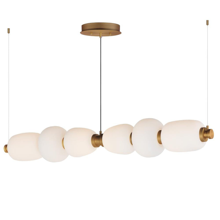 ET2 Lighting E25168-92BKGLD Soji 60" LED Linear Pendant