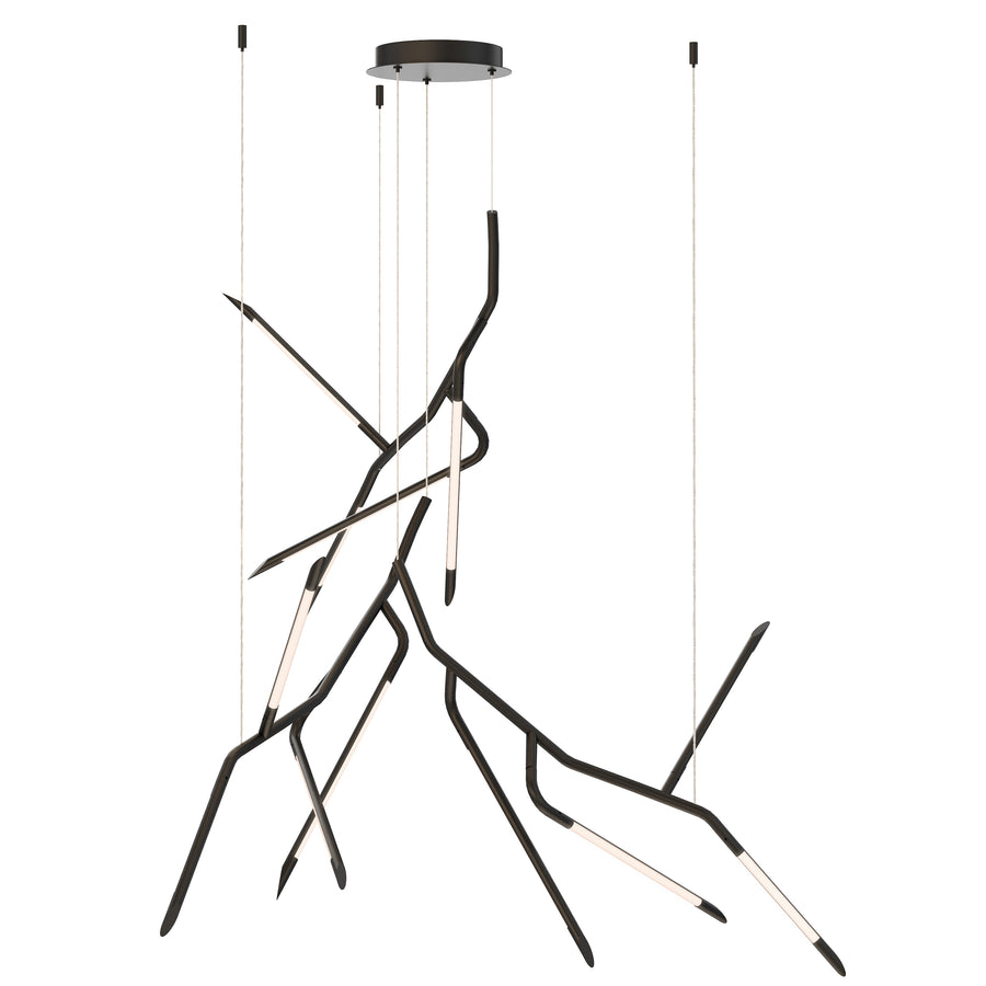 ET2 Lighting E25415-BK Scion 53" 3-Light LED Pendant