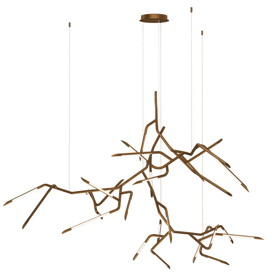 ET2 Lighting E25418-WBR Scion 80" 3-Light LED Pendant