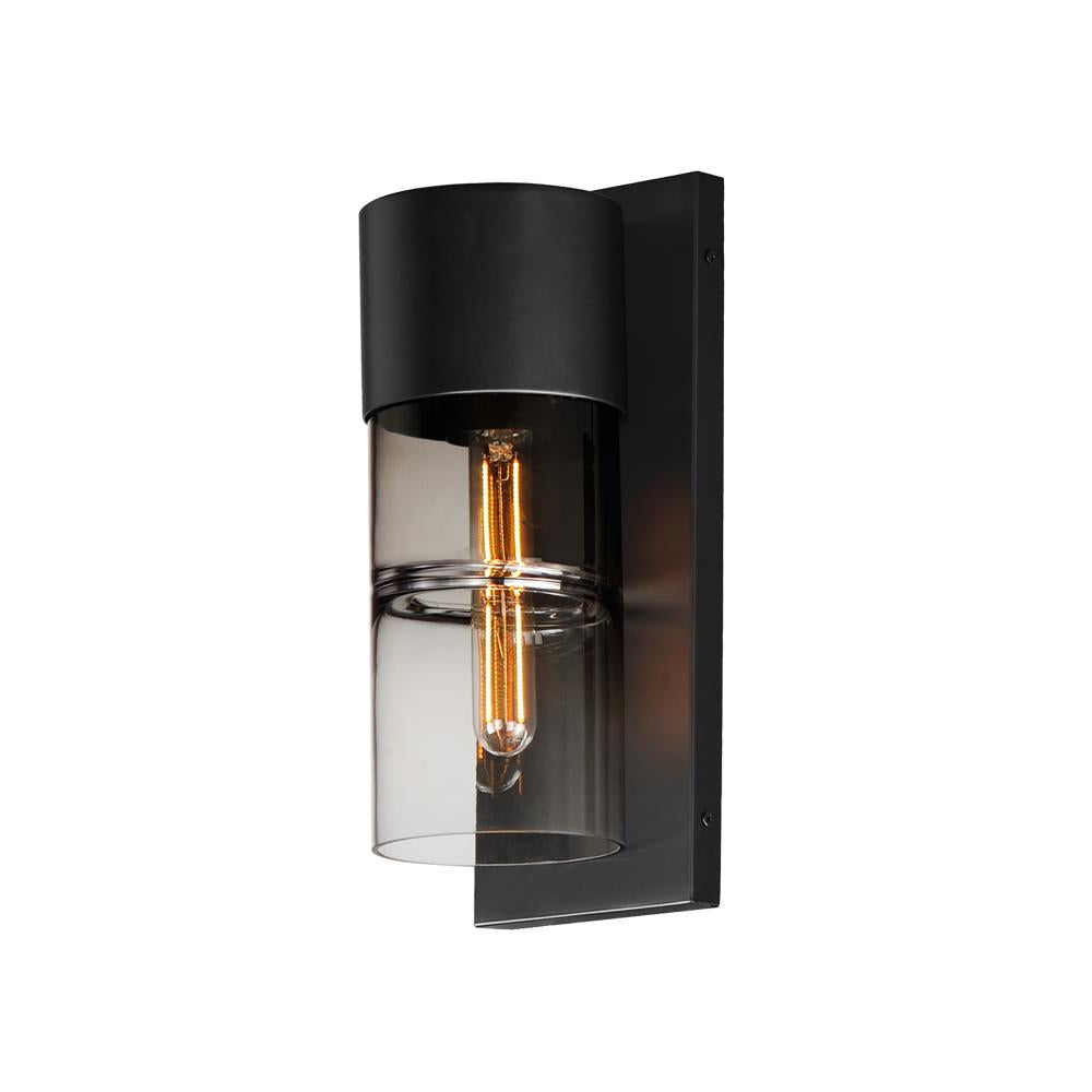 ET2 Lighting E26142-142BK Smokestack Small LED Outdoor Wall Sconce