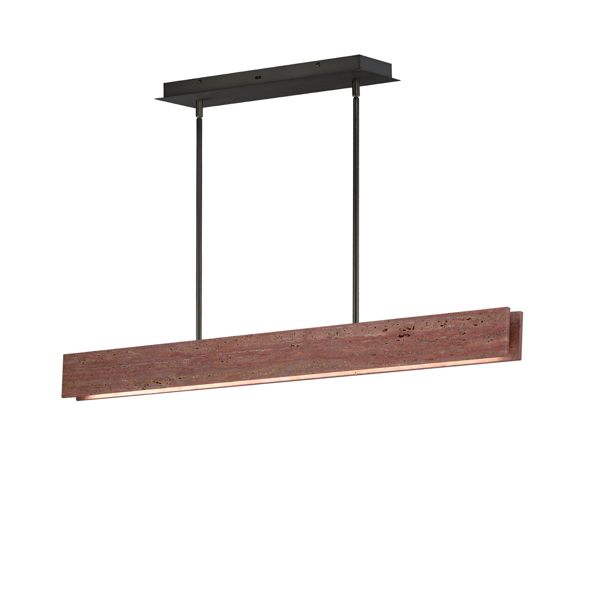 ET2 Lighting E26266-RLGM Lintel 47" LED Linear Stone Pendant
