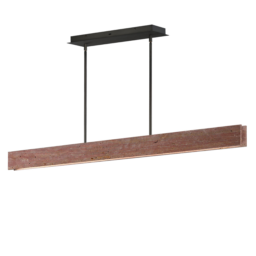ET2 Lighting E26268-RLGM Lintel 59" LED Linear Stone Pendant