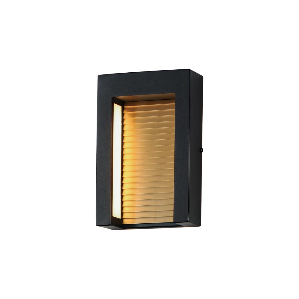 ET2 Lighting E30102-BKGLD Alcove Small LED Outdoor Wall Sconce