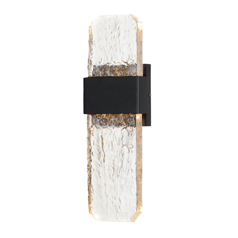 ET2 Lighting E30134-24BK Rune LED Outdoor Wall Sconce - Medium
