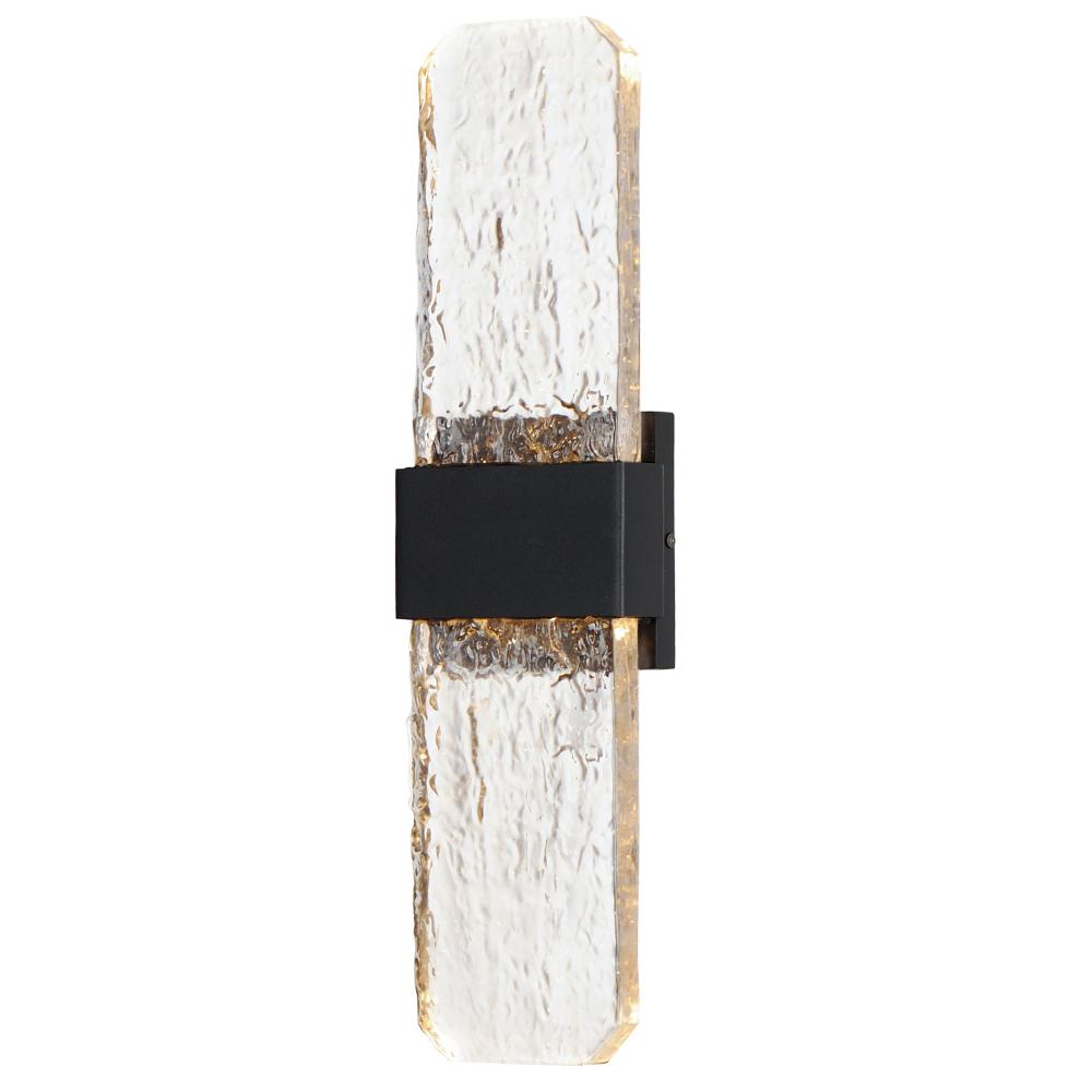 ET2 Lighting E30136-24BK Rune LED Outdoor Wall Sconce - Large