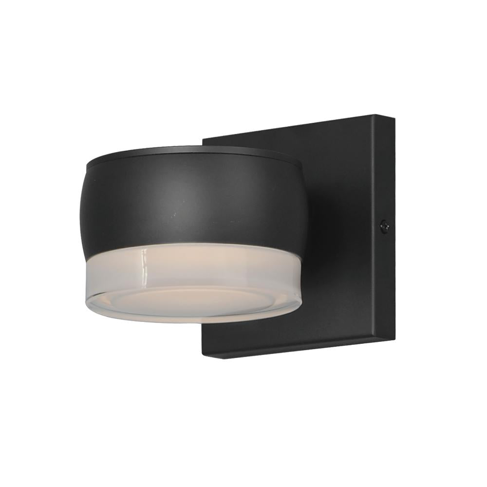 ET2 Lighting E30161-10BK Modular Can 1-Light LED Sconce