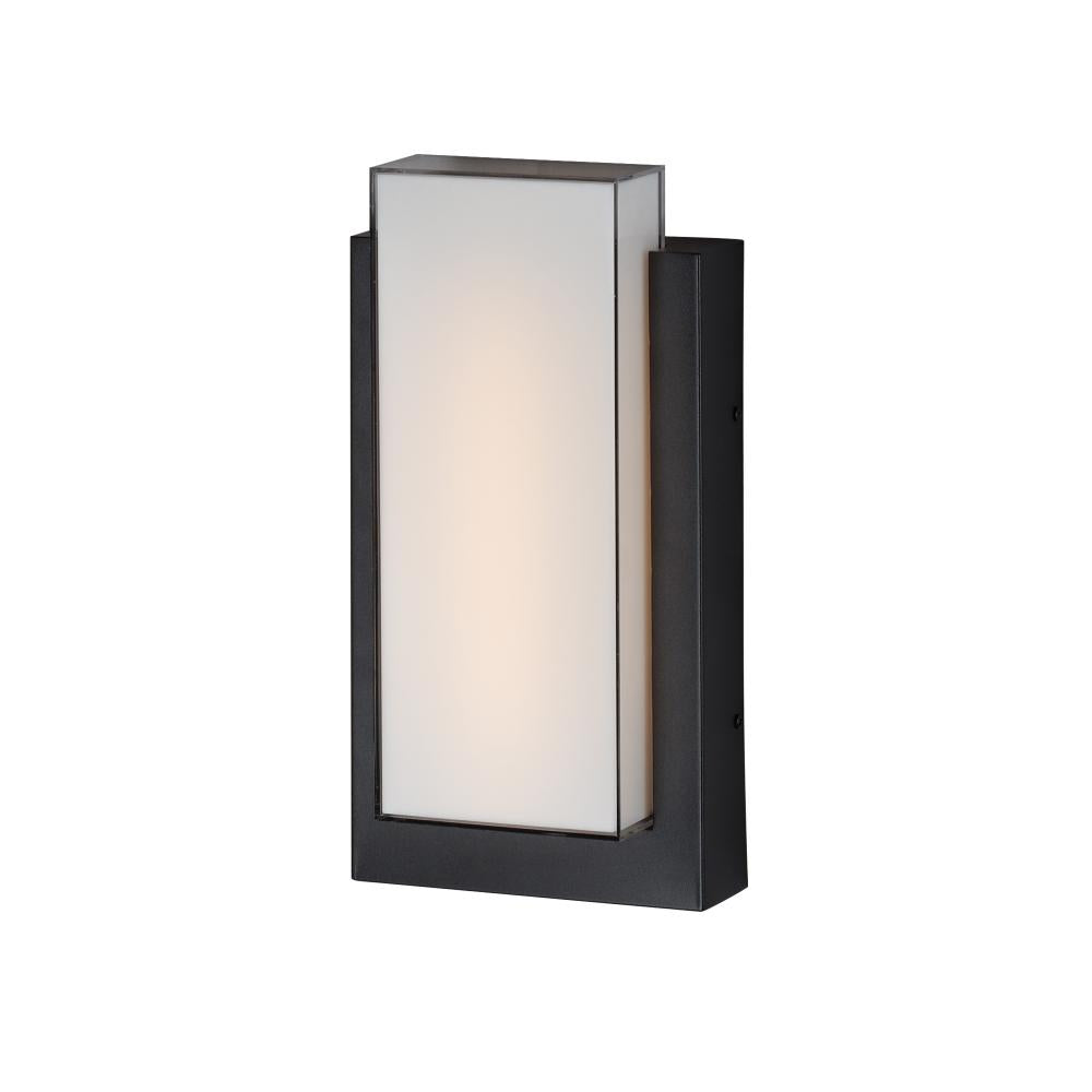 ET2 Lighting E30182-01BK Tower Small LED Outdoor Wall Sconce