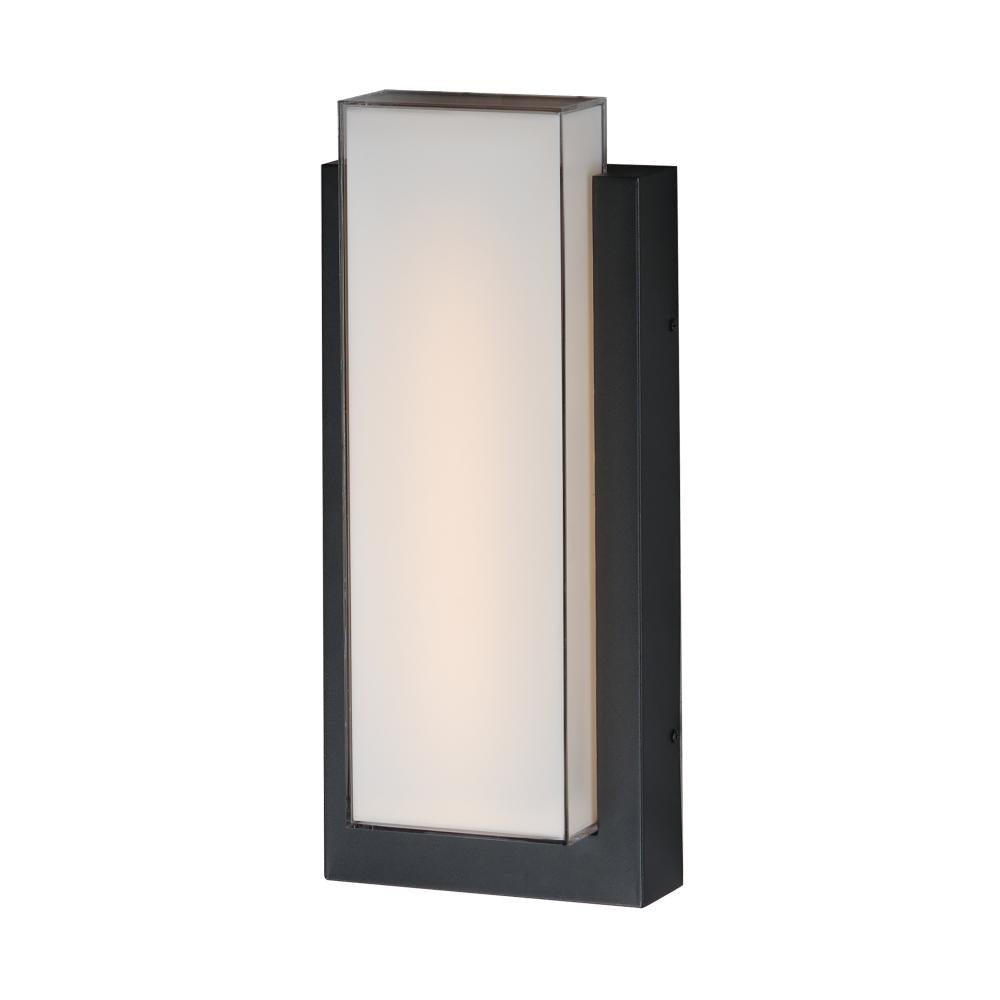 ET2 Lighting E30184-01BK Tower Medium LED Outdoor Wall Sconce