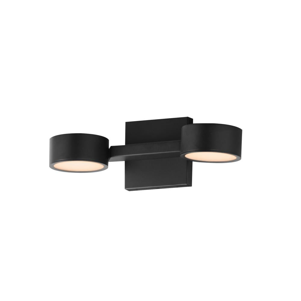 ET2 Lighting E30521-BK Embrace 2-Light LED Wall Sconce