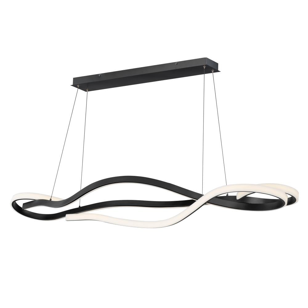 ET2 Lighting E30666-BK Serpentine 60" Horizontal Pendant