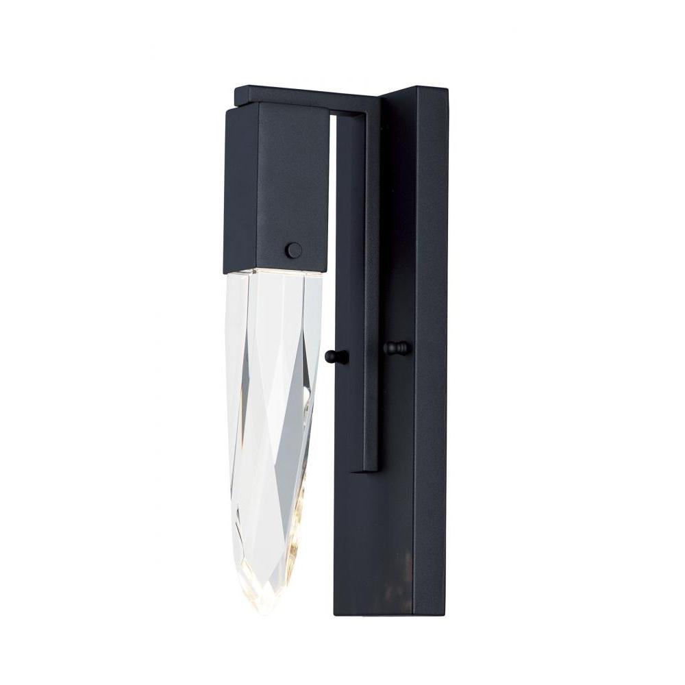 ET2 Lighting E31240-20BK Quartz LED Wall Sconce