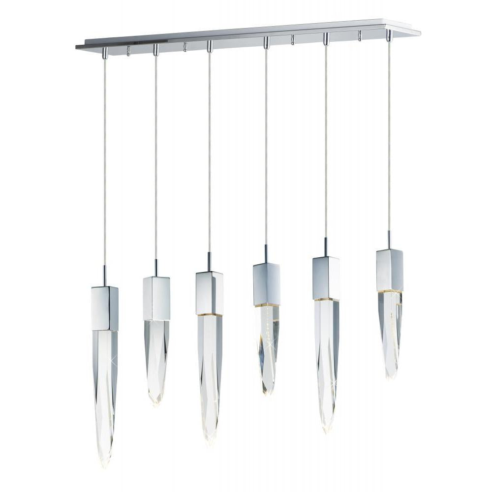 ET2 Lighting E31245-20PC Quartz 6-Light LED Pendant