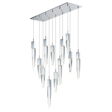ET2 Lighting E31248-20PC Quartz 12-Light LED Pendant
