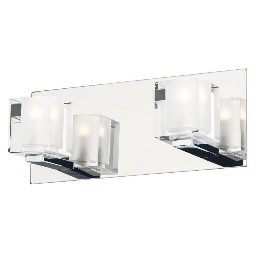 ET2 Lighting E32032-18PC Blocs 2-Light LED Wall Sconce